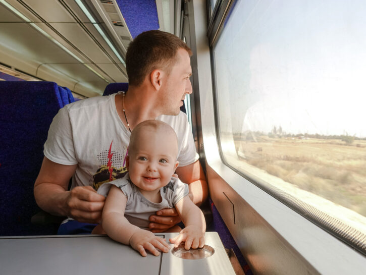 Come organizzarsi per un viaggio in treno con un neonato