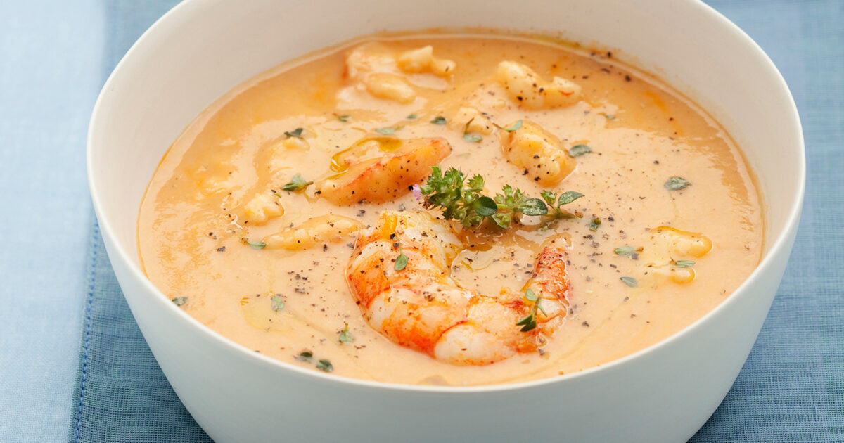 Ricetta Bisque delicata di gamberi Donna Moderna