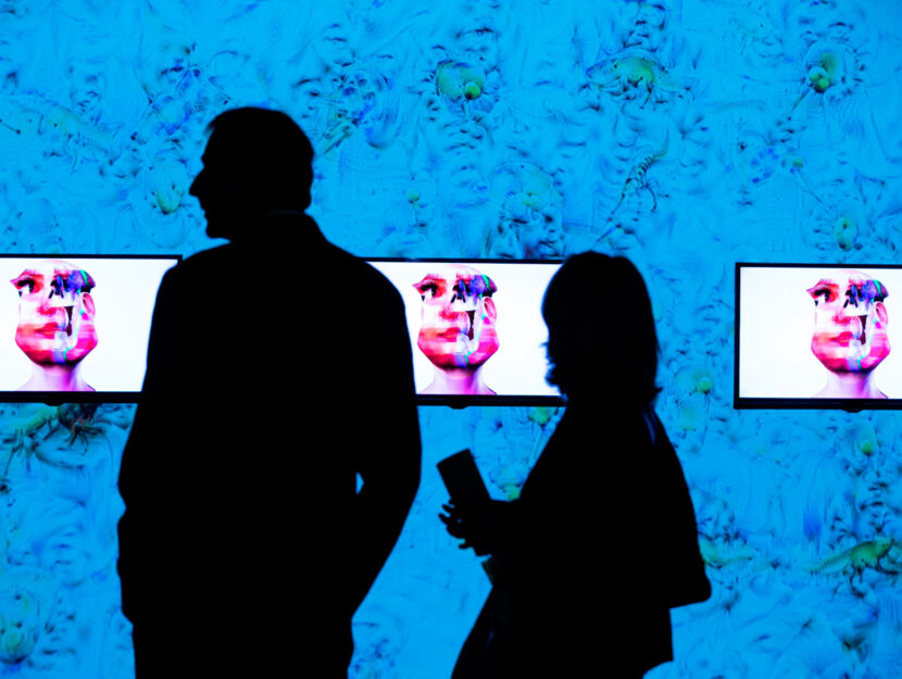 La video-installazione im here to learn so :)))))) al Maxxi di Roma.