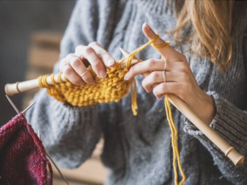 Come fare uno scaldacollo a maglia
