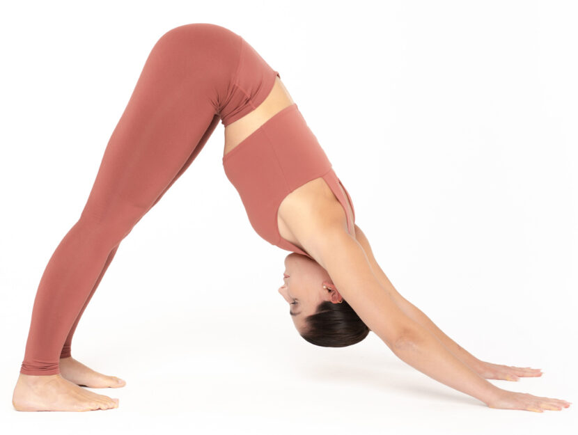 Yoga Pi Forte Con La Posizione Del Cane A Testa In Gi Donna Moderna Yoga Pi Forte Con La Posizione Del Cane A Testa In Gi Donna Moderna