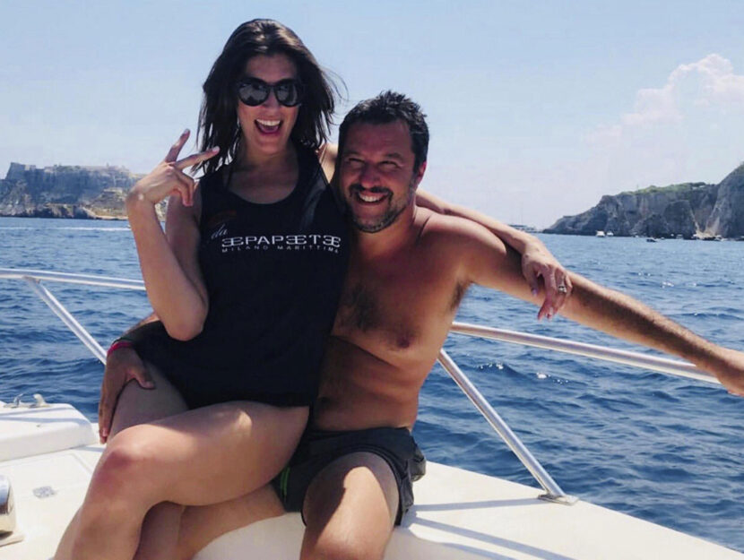 Una foto dal profilo Facebook di Matteo Salvini