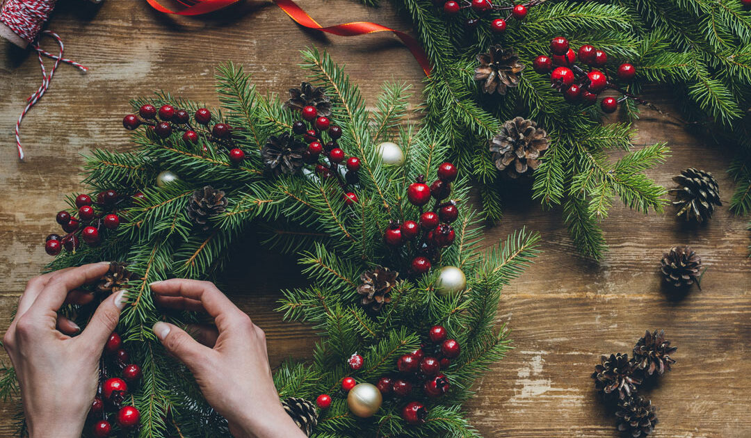 Lavoretti Di Natale Fatti A Mano.Ghirlande Natalizie Fai Da Te Donna Moderna