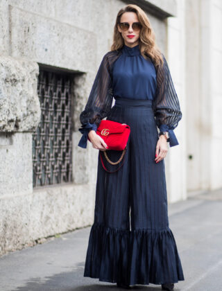 Palazzo pants da cerimonia: 4 mise per dress code très chic