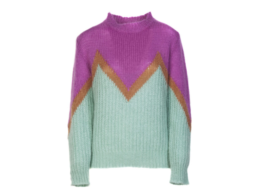 VOSERY Felpa Donna Scacchi Rosa Pastello Girocollo - Autunno Inverno 2024, Tessuto Morbidissimo 92% Poliestere 8% Spandex, Taglie S-2XL