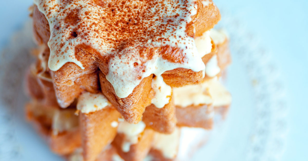 pandoro farcito con crema al mascarpone