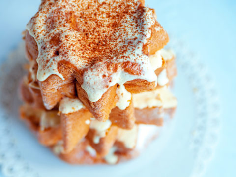 Pandoro farcito con crema al mascarpone