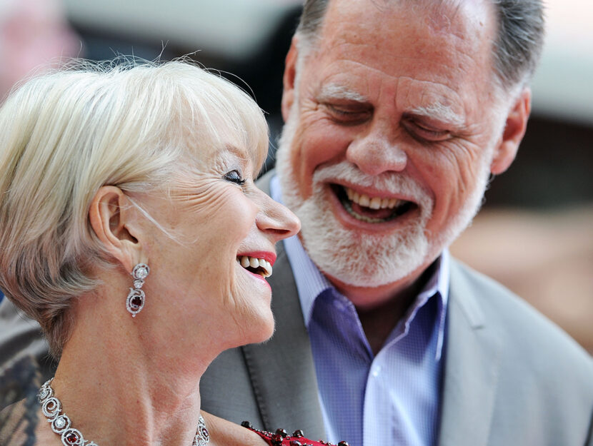 L'attrice Helen Mirren e il marito Taylor Hackford, insieme da 32 anni