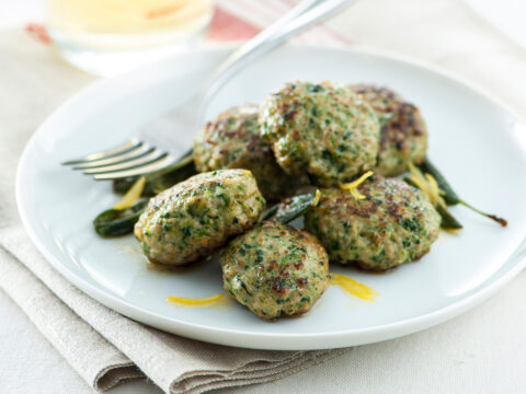 Polpette di carne e spinaci