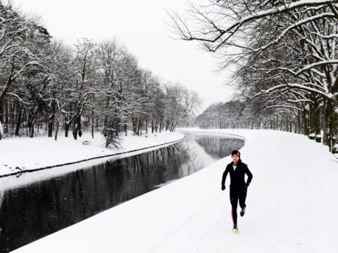 Tutto il bello della corsa sulla neve