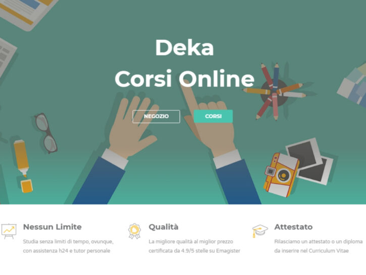 Deka Corsi Online: al minor prezzo, una formazione “cum laude”
