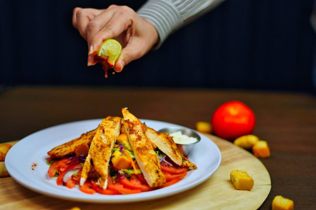 straccetti di pollo alla piastra