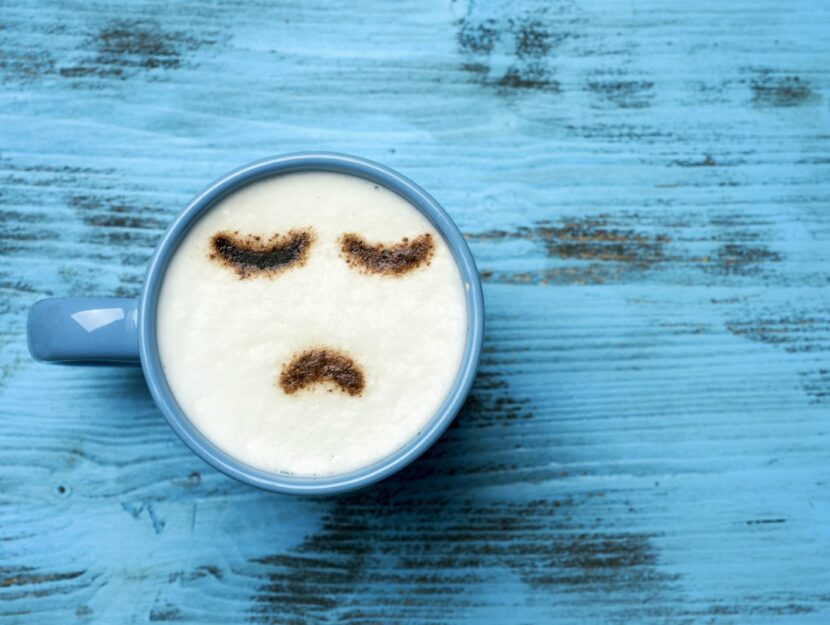 blue monday cappuccino triste