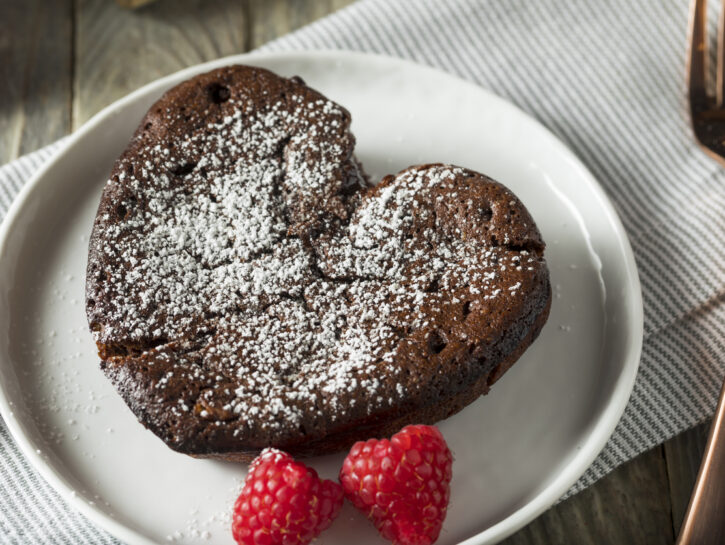 Torta al cuore di cioccolato per San Valentino
