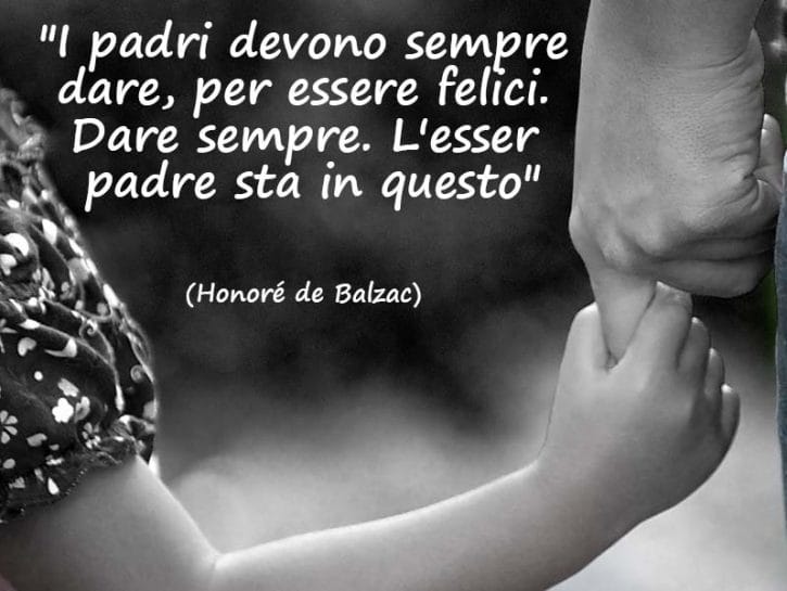 Frase sul papà dolce