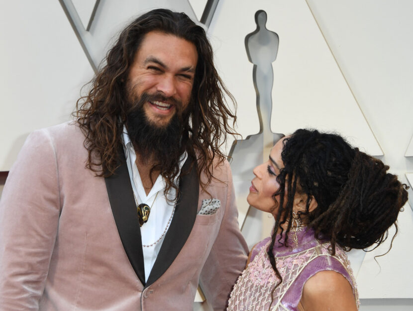 Jason Momoa e Lisa Bonet agli Oscar. Foto di Frazer Harrison/Getty Images