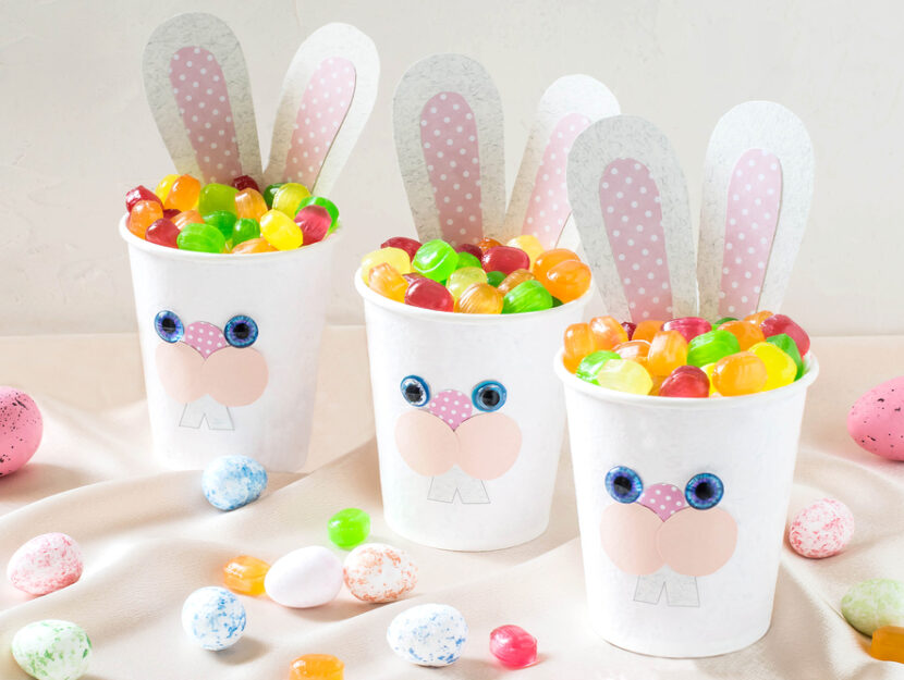Lavoretti di Pasqua Fai da te con Bicchieri di Carta