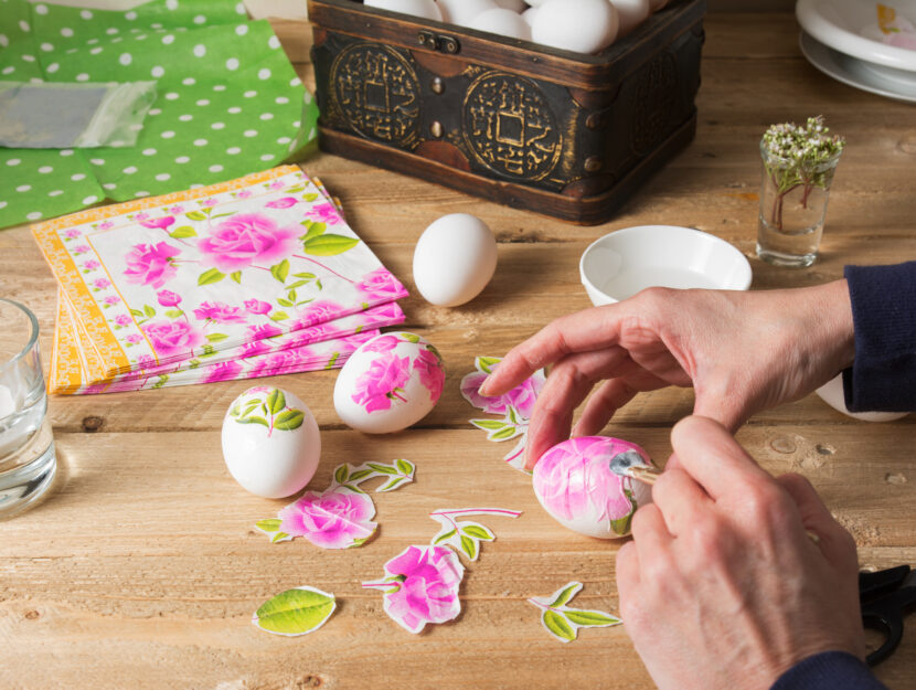 Lavoretti di Pasqua fai da te con il decoupage