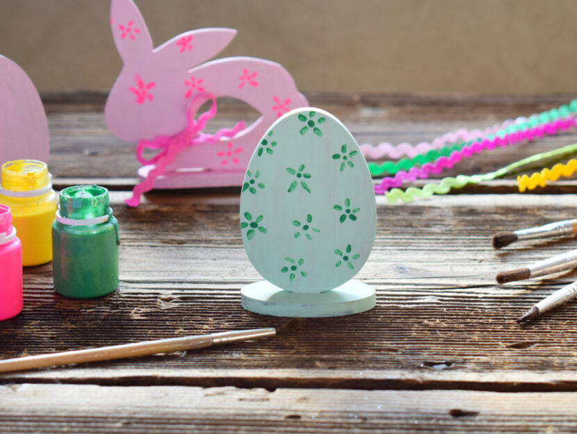 Lavoretti di Pasqua fai da te con il legno