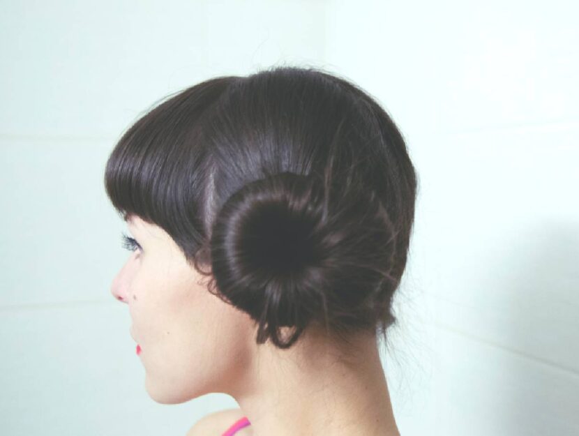 chignon laterali