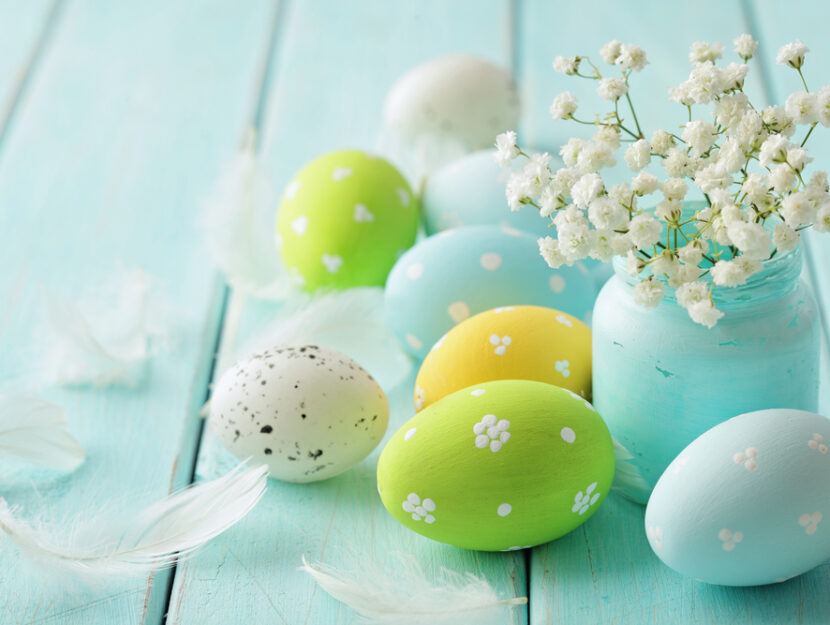 Uova di Pasqua decorate