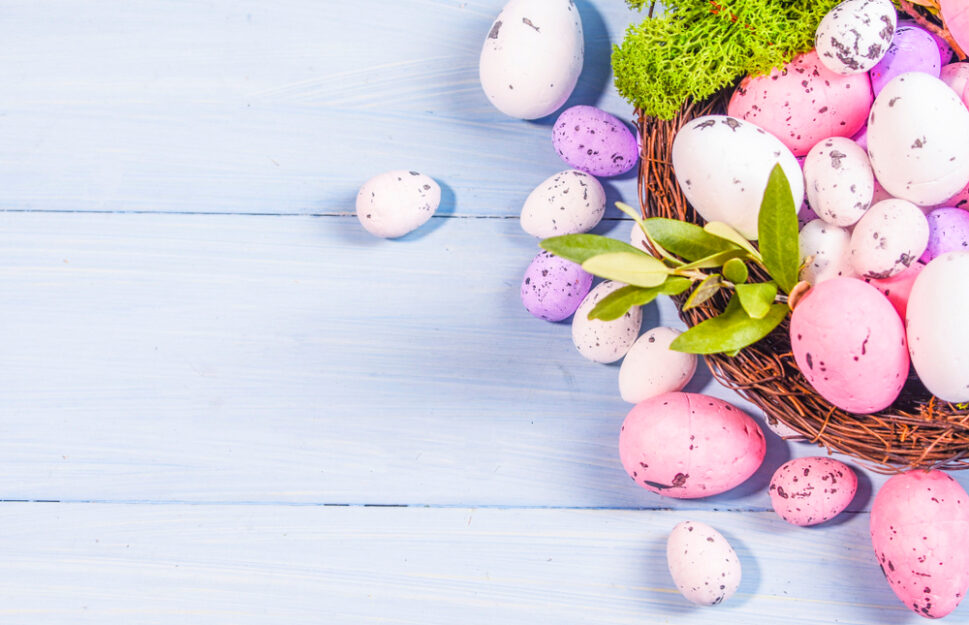 Uova di Pasqua marmorizzate