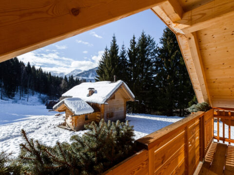 Chalet di Rutte: le baite nel bosco dove ci si sente a casa