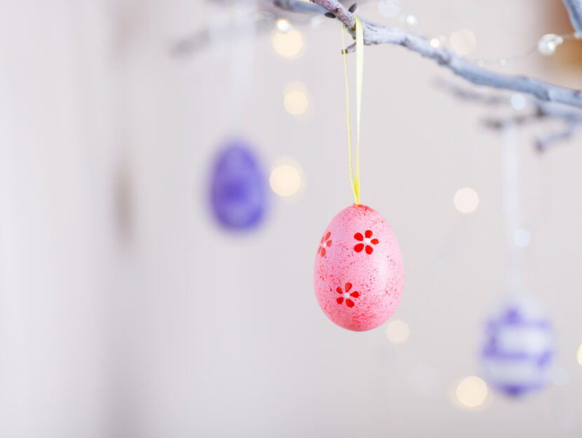 Albero di Pasqua con le luci