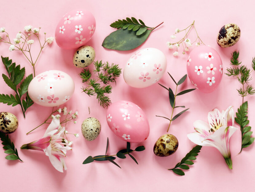 Decorazioni di Pasqua floreali