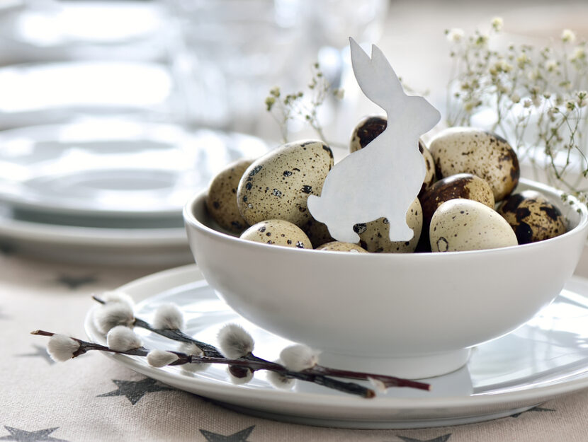 Decorazioni fai da te per la tavola di Pasqua