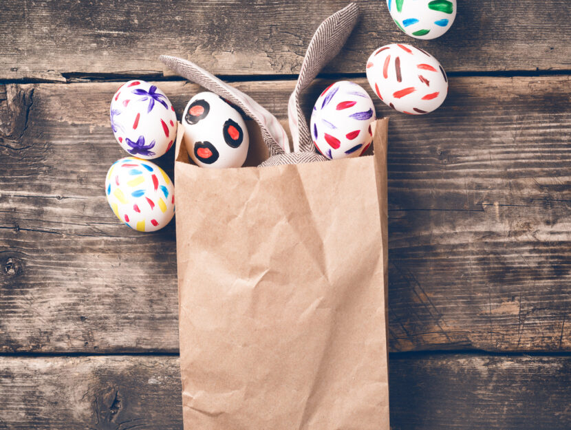 Idee creative per incartare le uova di Pasqua