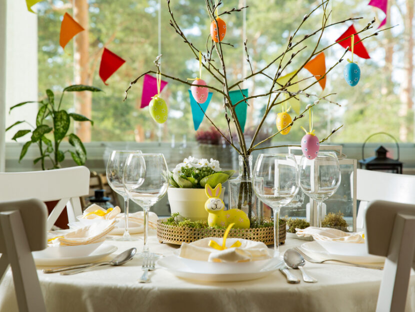 Idee per il centrotavola di Pasqua