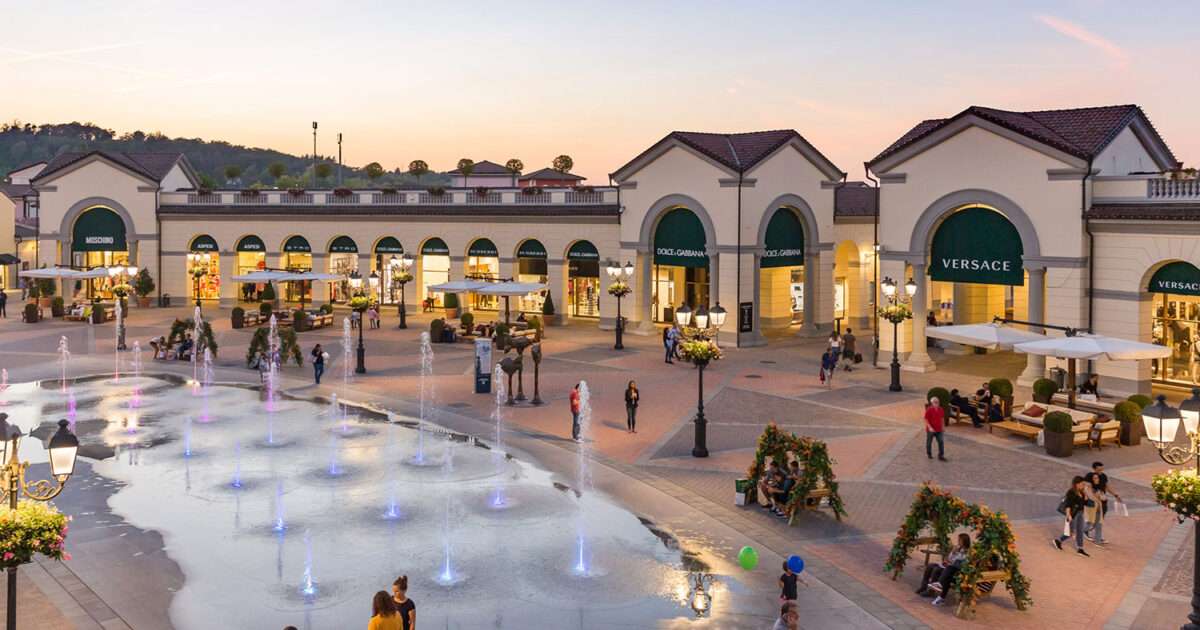 Serravalle designer outlet карта