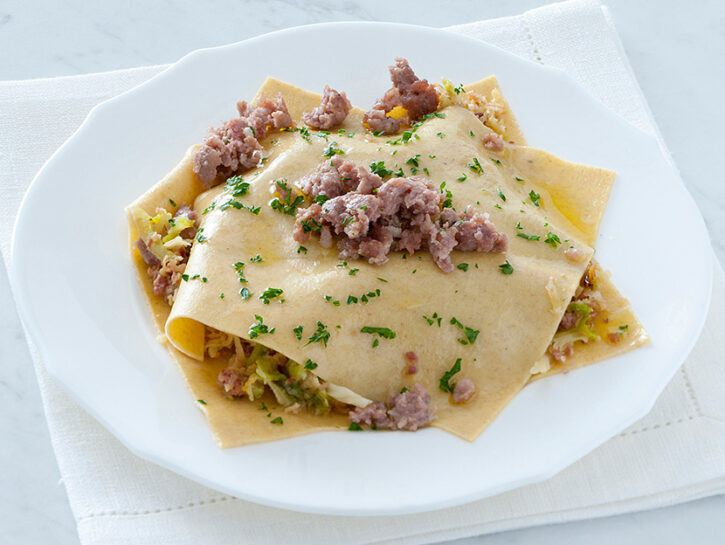 Pasta fresca con farina di grano saraceno