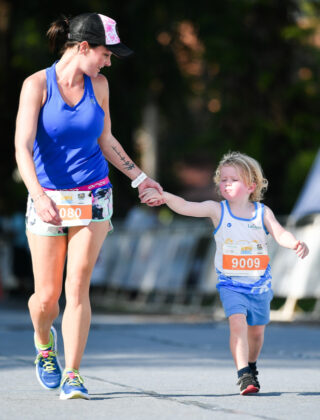Correre con i bambini
