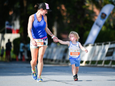 Correre con i bambini