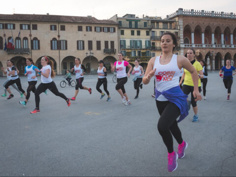 Il gruppo di allenamento di Padova