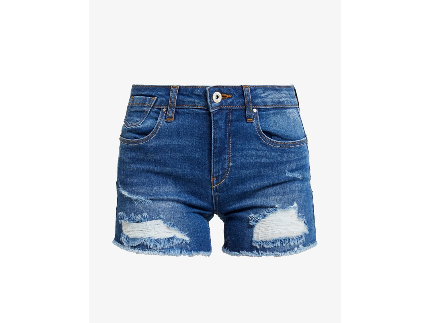 Thrasher Scribble Pantaloncini di JeansPepe Jeans in Denim di colore Blu Donna Abbigliamento da Shorts da Shorts in denim e di jeans 