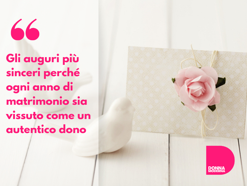 Devi scrivere il biglietto di auguri per l'anniversario di matrimonio, e  non sai come…