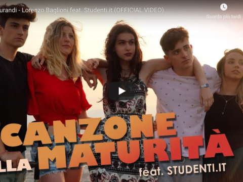 Maturandi: l’inno della Maturità 2019 di Lorenzo Baglioni