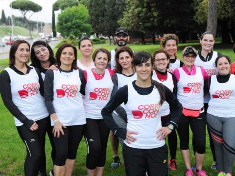 Il gruppo di allenamento di Roma