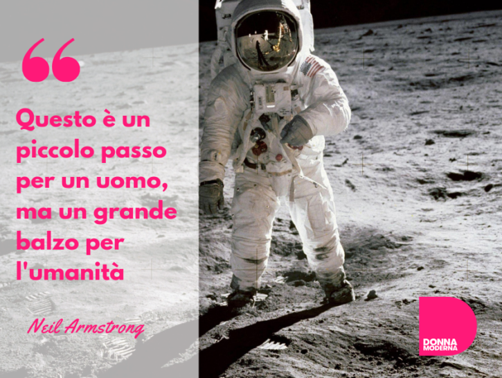 neil armstrong citazione luna