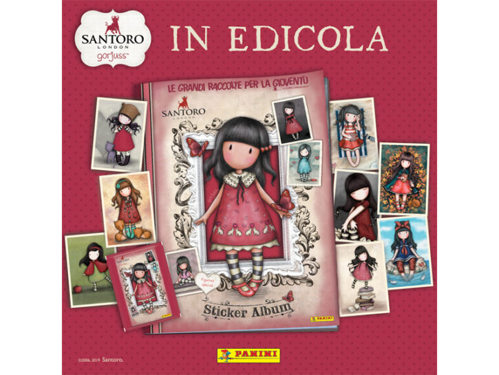 Arriva la collezione di sticker Gorjuss™ di Santoro 2. Un gioco