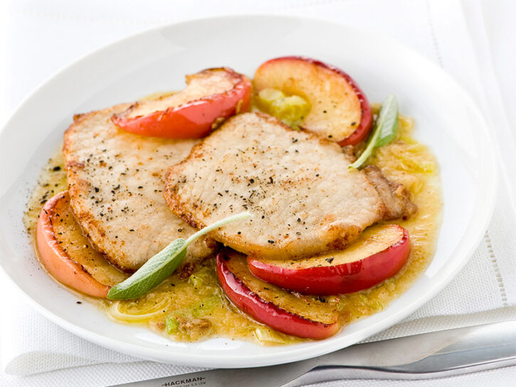 Mele ricette light: scaloppine