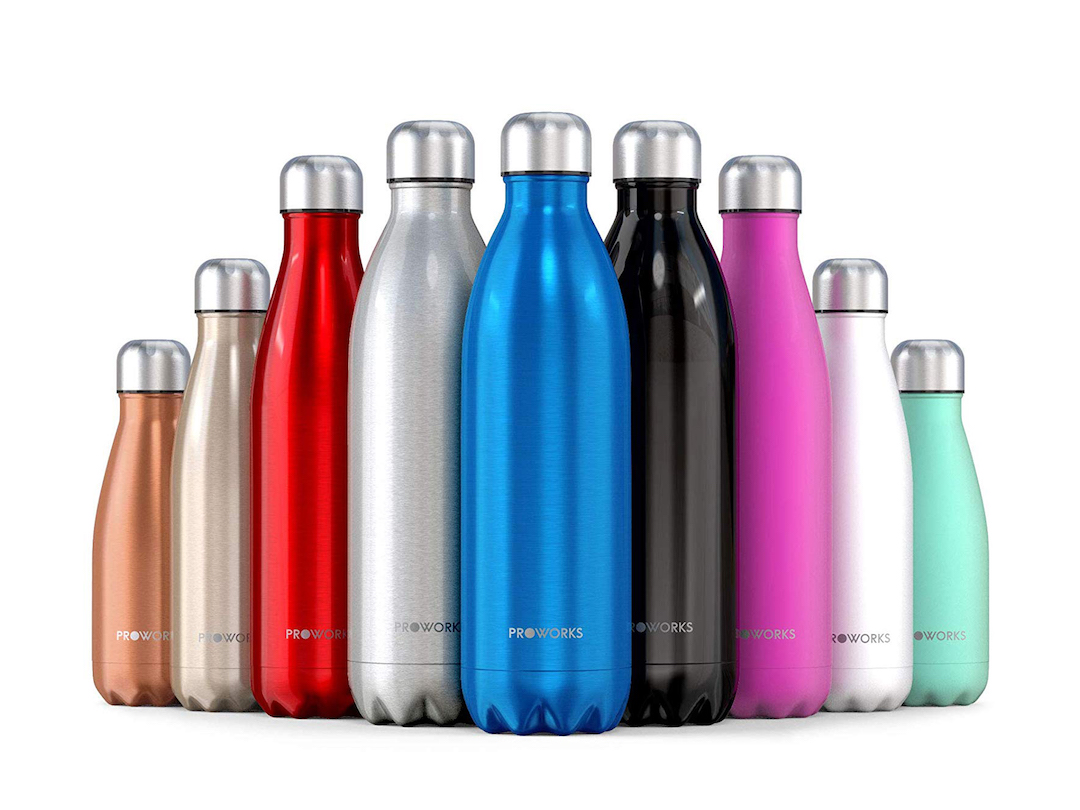350 ml Bottiglia dAcqua in Acciaio Inox Bevande Fredde per 24 Ore e Bevande Calde Fino a 12 Ore Bottiglia Senza BPA Bottiglia Termica |Thermos Bottiglia Cool Bottles 