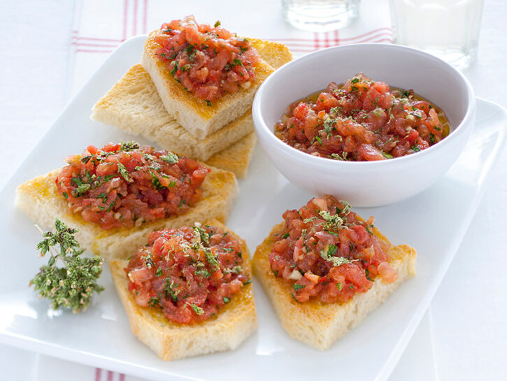 Bruschette per colazione bambini