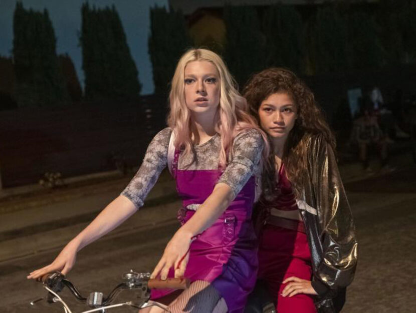 Zendaya e Hunter Schafer nella serie tv Euphoria (2019)