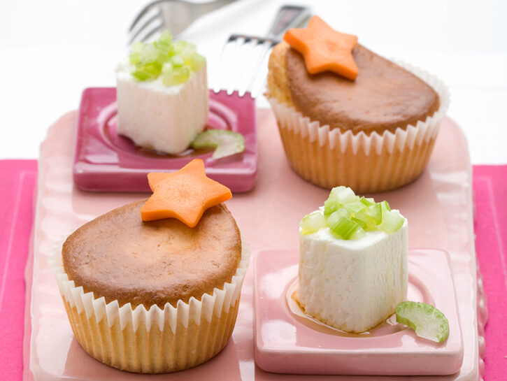 Muffin salati per colazione dei bambini