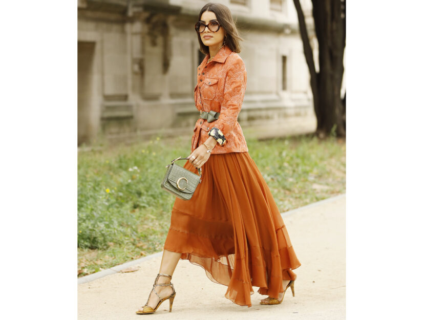 Set Ufficio Donna Allegra K - Blazer Senza Colletto E Gonna A Tubino, 2 Pezzi - Foto 9