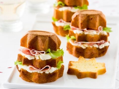 Pandoro gastronomico farcito in monoporzione